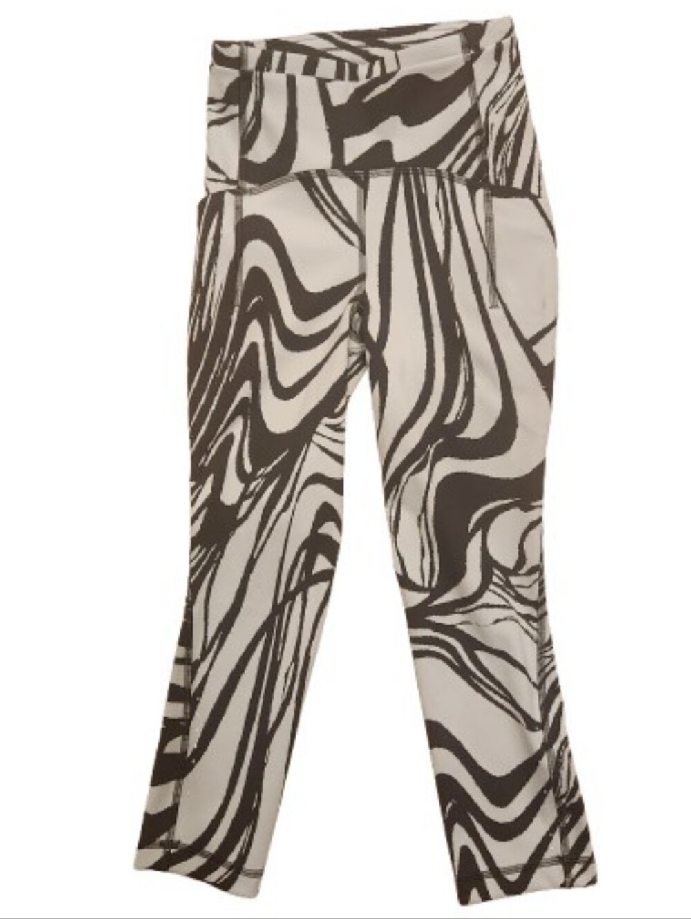 Lululemon Black & White Zebra Marble Align Leggings Size Small